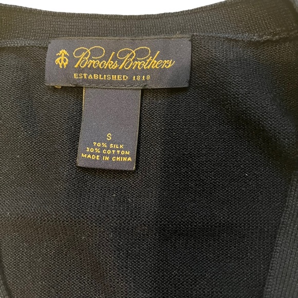 Brooks Brothers Button Down Multi Color Argyle Cardigan Sweater, Sz S - Picture 11 of 11